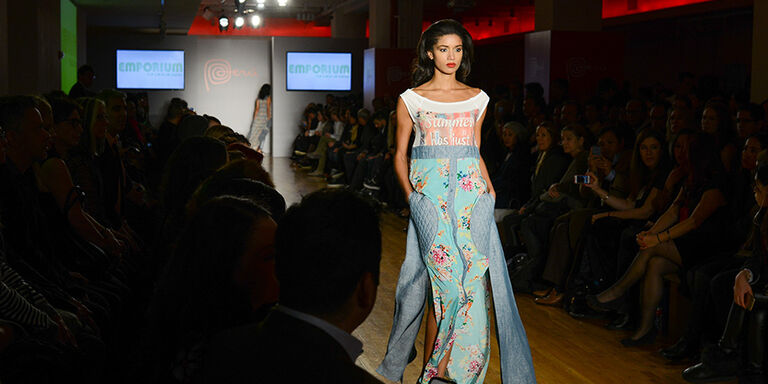 Fashion show in the Metropolitan Pavilion