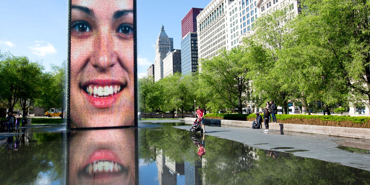 La Crown Fountain du Millennium Park