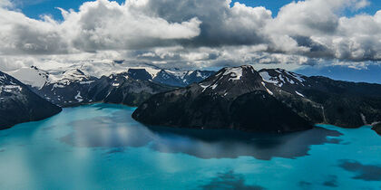 Vue du lac Garibaldi