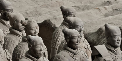 The world-famous warriors of Xi'an