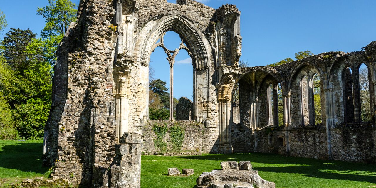 The ruins of Netley Abbey