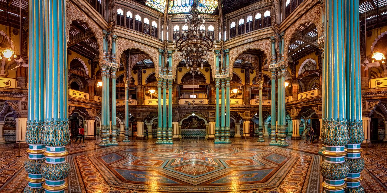 De Kalyana Mantapa hal in het Mysore paleis