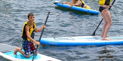 Le stand up paddle est plébiscité par tous.