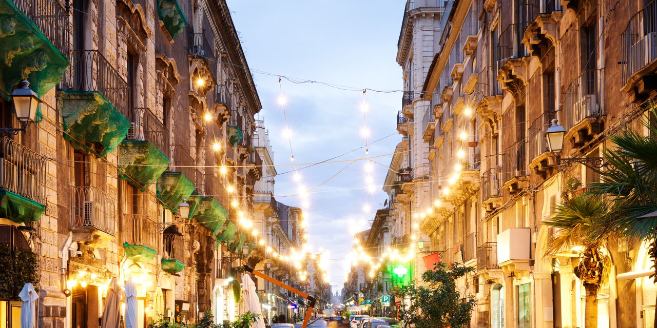 Evening in Catania