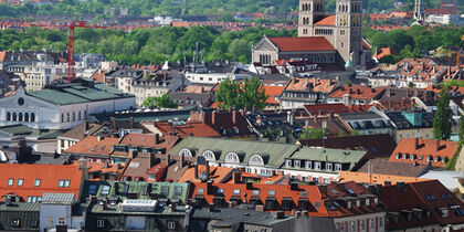 La vue depuis l'église Saint-Pierre