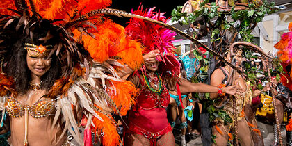 Street party underneath the stars on Key West