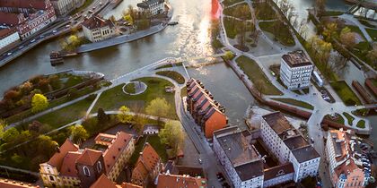 A small archipelago in the Oder river - WRO