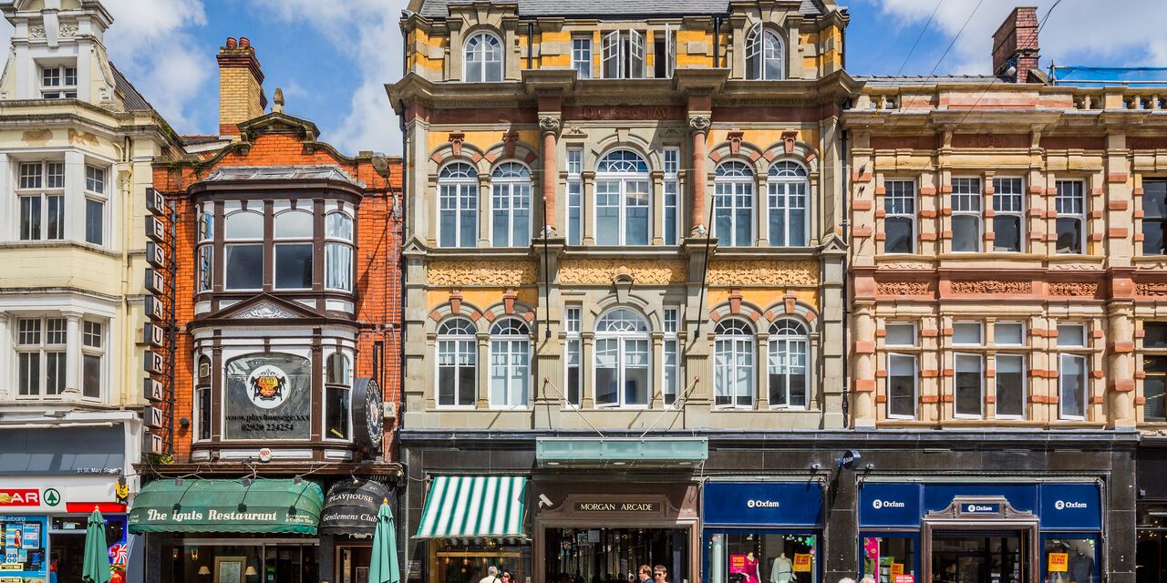 St. Mary Street en Cardiff