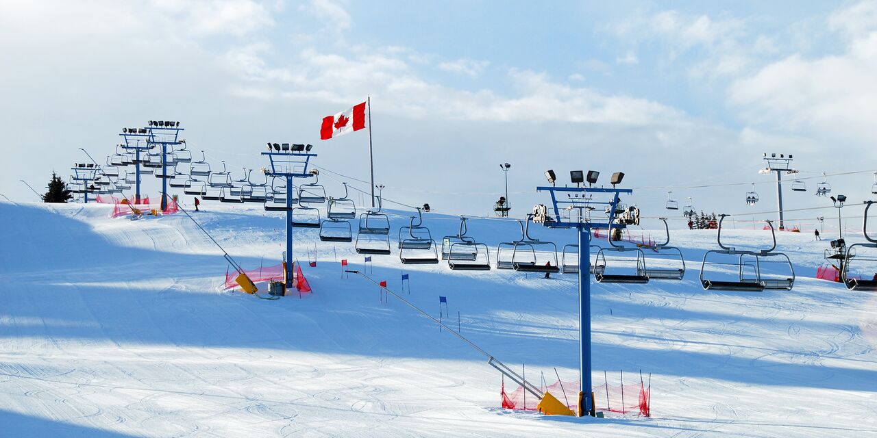 La estación de esquí Canada Olympic Park