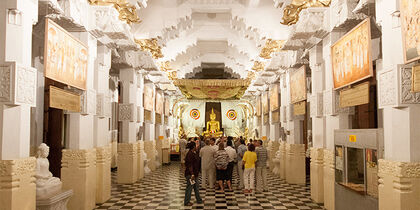 The Temple of the Tooth in Kandy