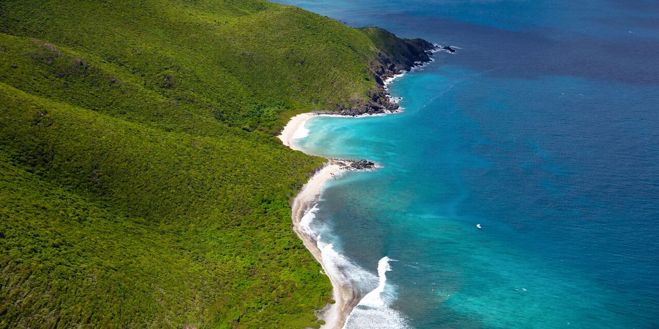 Imagen aérea de St. Maarten