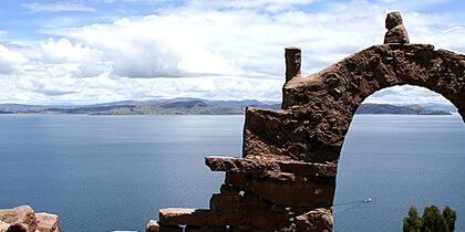 Vista de las ruinas