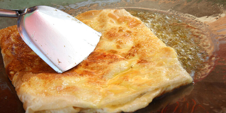 Cocinando roti