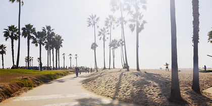 Bike or skate along the beach