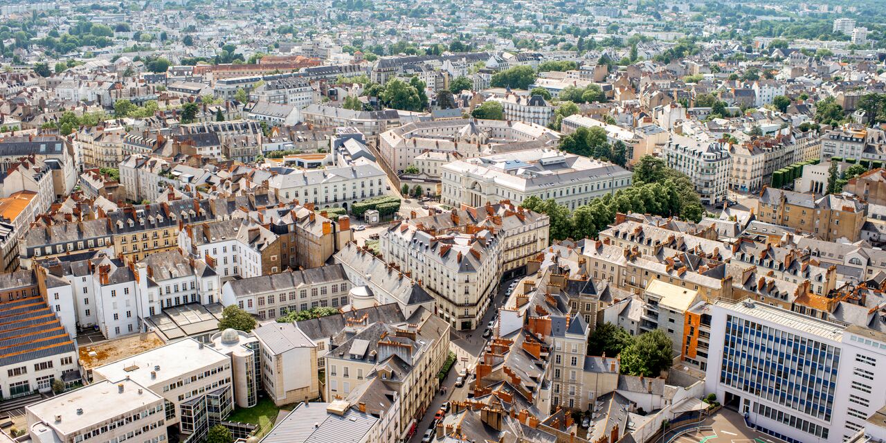 Vue sur Nantes