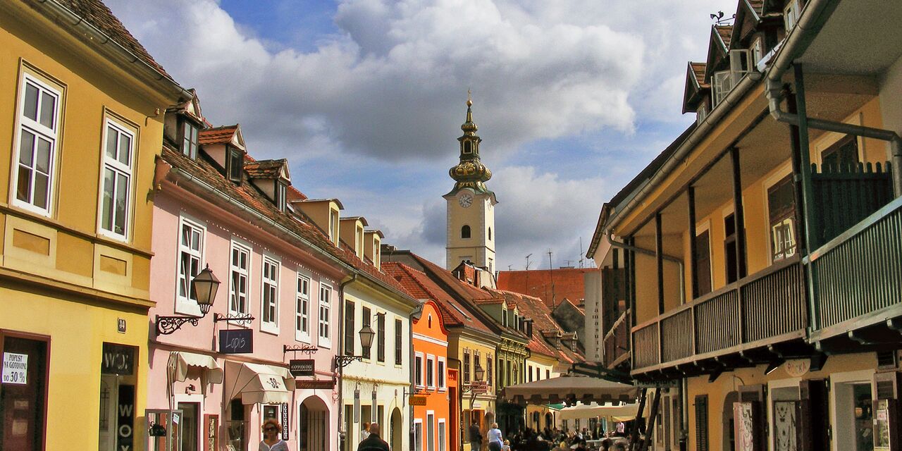 El colorido centro de Zagreb