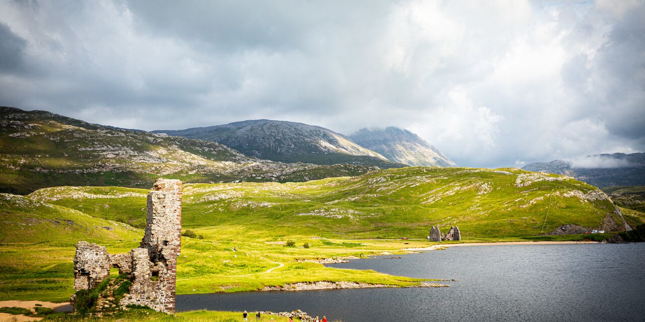 Ardvreck Castle am Loch Assynt