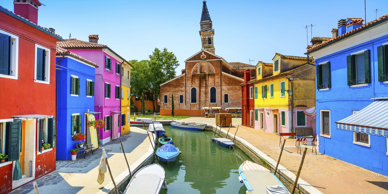 Maisons colorées