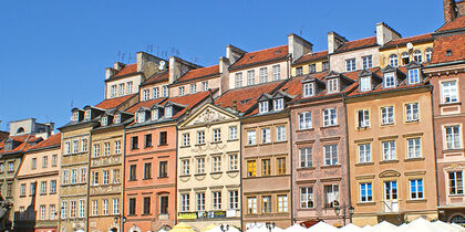 Un día soleado en Rynek Starego Miasta