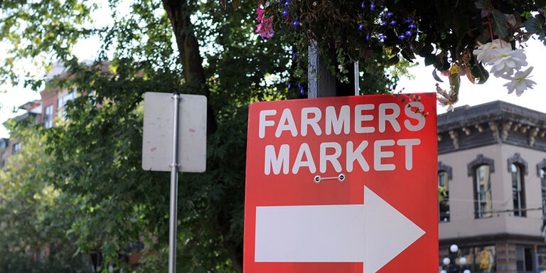 El mercado de agricultores de Kitsilano