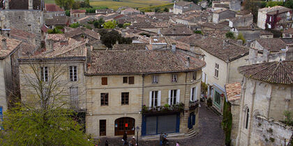 The charming city centre of Saint-Émilion