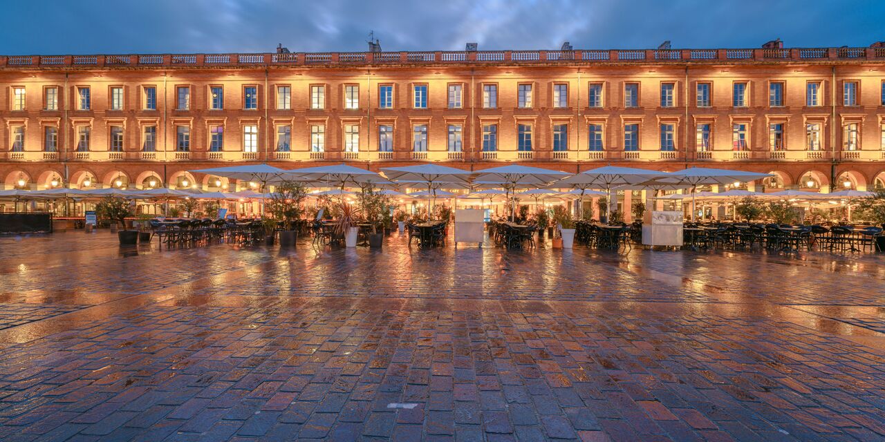 Terrazas en la Place du Capitole