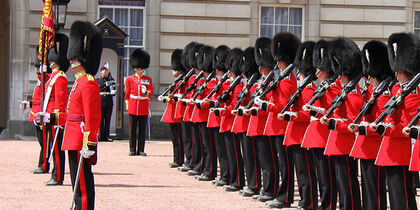 El majestuoso cambio de guardia