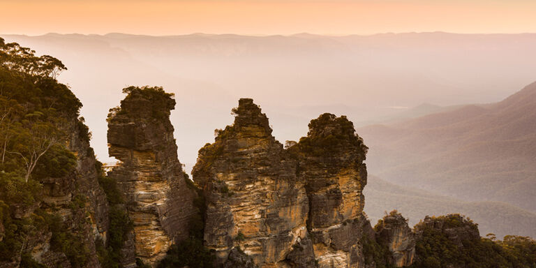 Sunrise at the Three Sisters