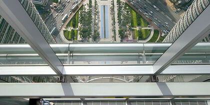 De skybridge van de Petronas Towers