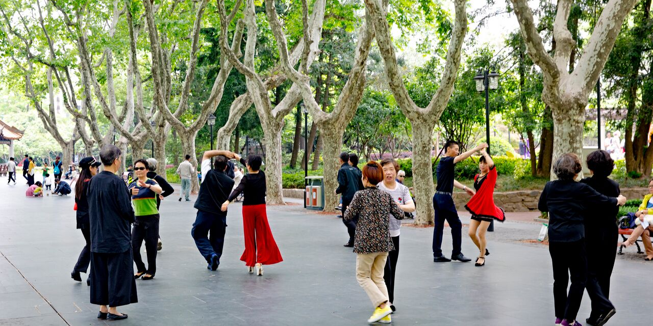 Bailar en el parque Xiangyang