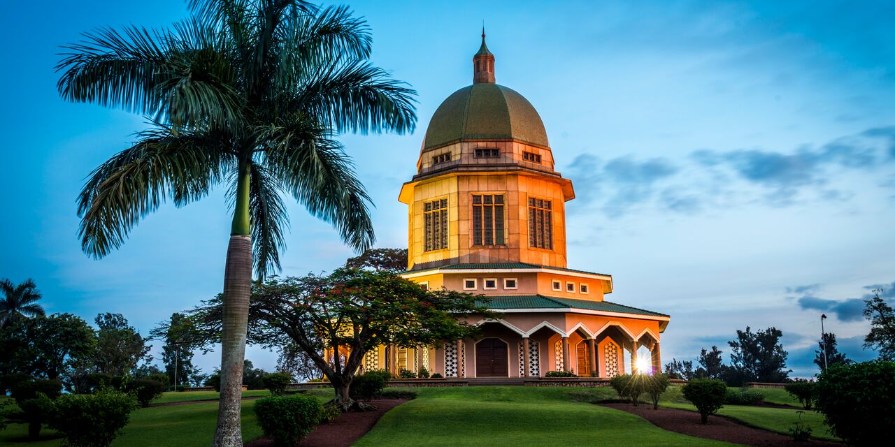 The Bahá’í temple in Kampala