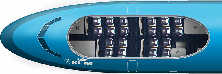 Embraer 190 Klm Seat Map