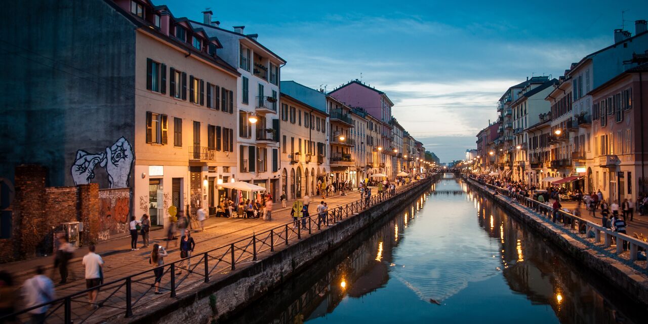 The Naviglio Grande canal