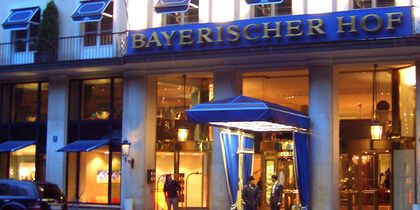 Het klassieke hotel Bayerischer Hof