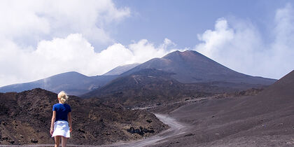 Hike to the crater