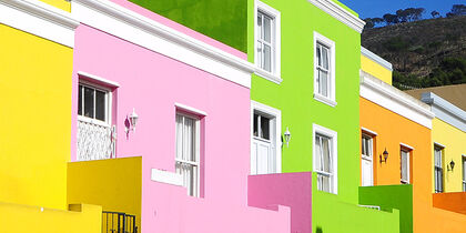 Casas de colores en Bo-Kaap