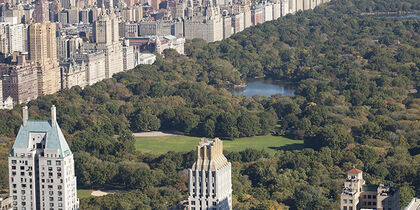 La vue depuis le Rockefeller Center