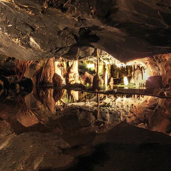 The caverns of the Cheddar Gorge