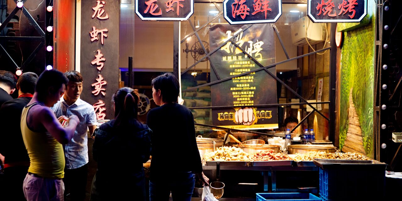 Comida callejera en Shanghái