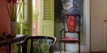 L'intérieur élégant de la Casa Vitrales