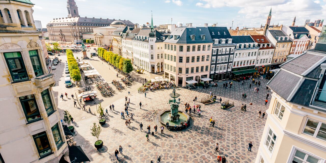 Die Shoppingmeile Strøget