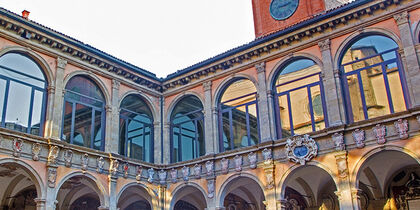 L'Atrium de l'Archiginnasio