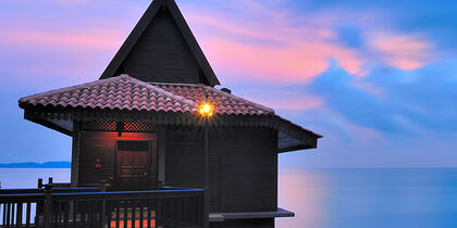 Le complexe hôtelier de luxe Four Seasons sur l'île de Langkawi