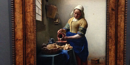 La lechera, de Vermeer