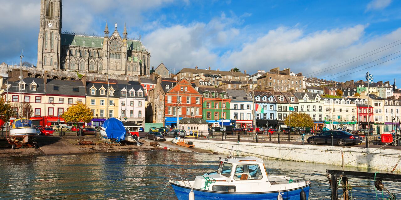 De haven van Cobh Co Cork