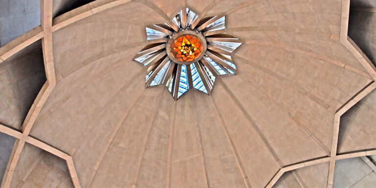 The heart of the Lotus Temple