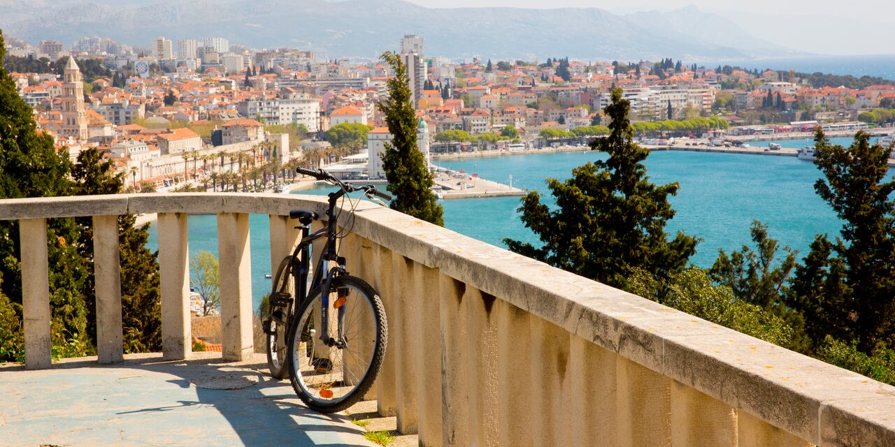 Split vista desde la colina de Marjan