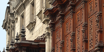 Los balcones del Palacio Arzobispal