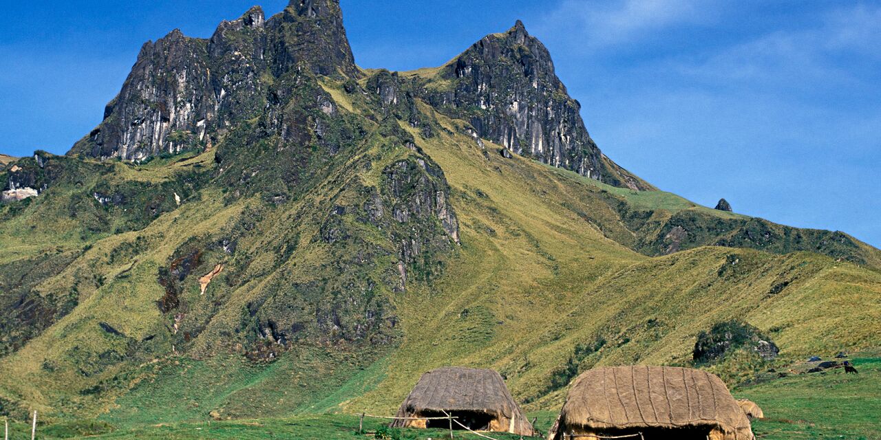 Sangay National Park in the Andes Mountains