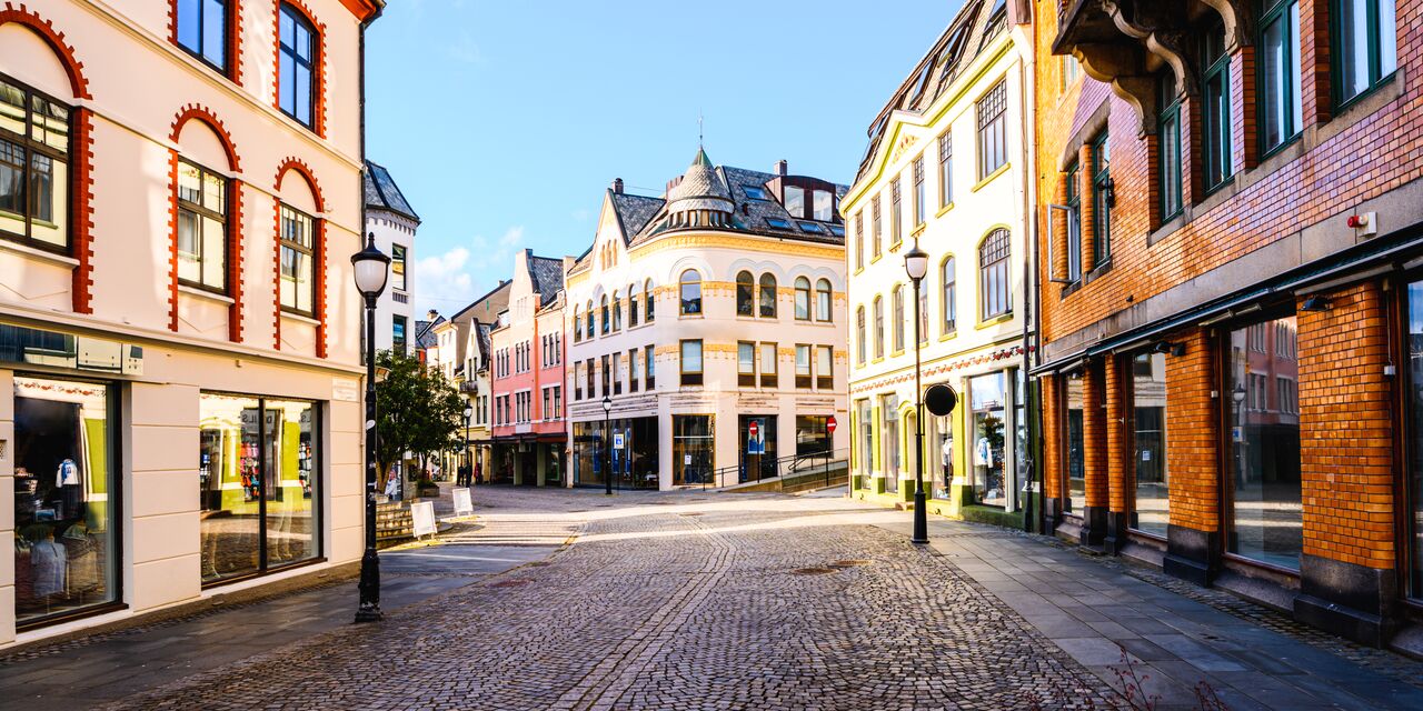 Le centre pittoresque d’Ålesund